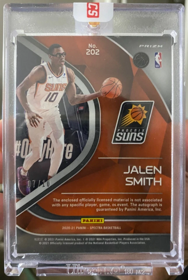 2020-21 Panini Spectra - Rookie Jersey Autographs RPA Jalen Smith Gold /10 - Image 2 of 2