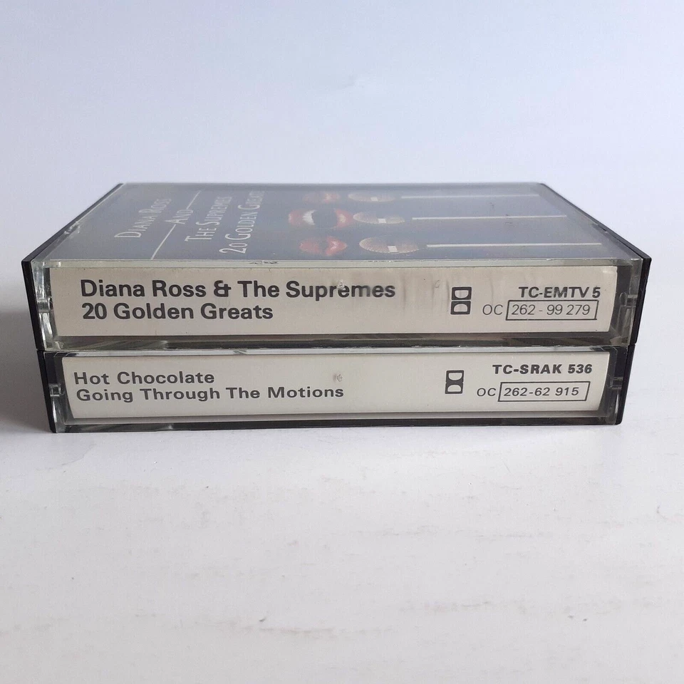 Hot Chocolate/ Diana Ross & The Supremes, Cassette Tapes, Vintage, Motown, Disco - Image 3 of 4