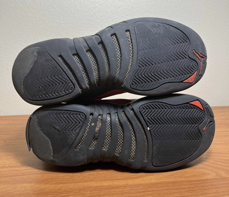 Air Jordan 12 XII Retro Low BG Black Max Orange Size 6.5y Air Jordan 12 XII Retro Low BG Black Max Orange Size 6.5y