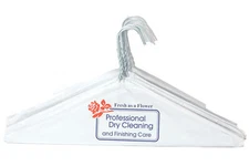 Caped Hangers Bulk - 16 inch 14.5 Gauge Standard. Perfect for Dresses