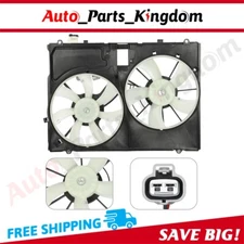 Electric Radiator Condenser Cooling Fan Assembly For 2004-2006 Lexus RX330 3.3L