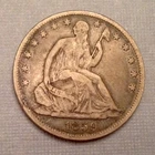 1859 O Seated  Liberty Half Dollar 50 Cents