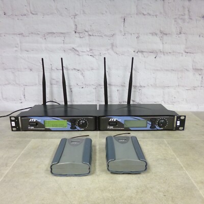 2 x JTS US-1000D UHF True Diversity Mikrofonempfänger und 2 x JTS PT-990B Sender