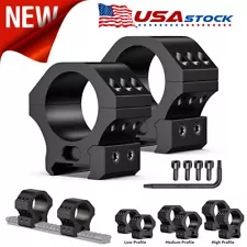 30mm Scope Rings Low/Medium/High Profile Scope Mount For Standard Picatinny Rail