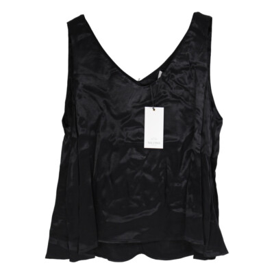 Nicowa NC8A12009011E SETANA Satin Top Bluse Black Schwarz Größe 34 - 42 