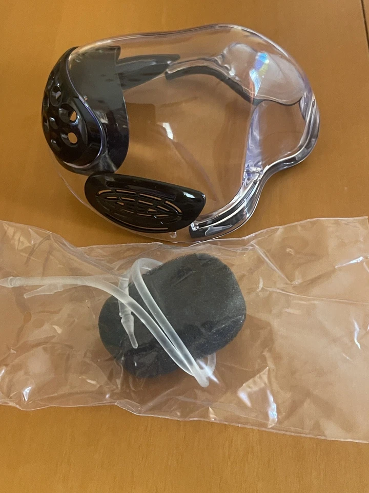 Protector facial negro 14 máscaras, banda elástica, soporte nasal, esponja aislante Foto 3 de 4