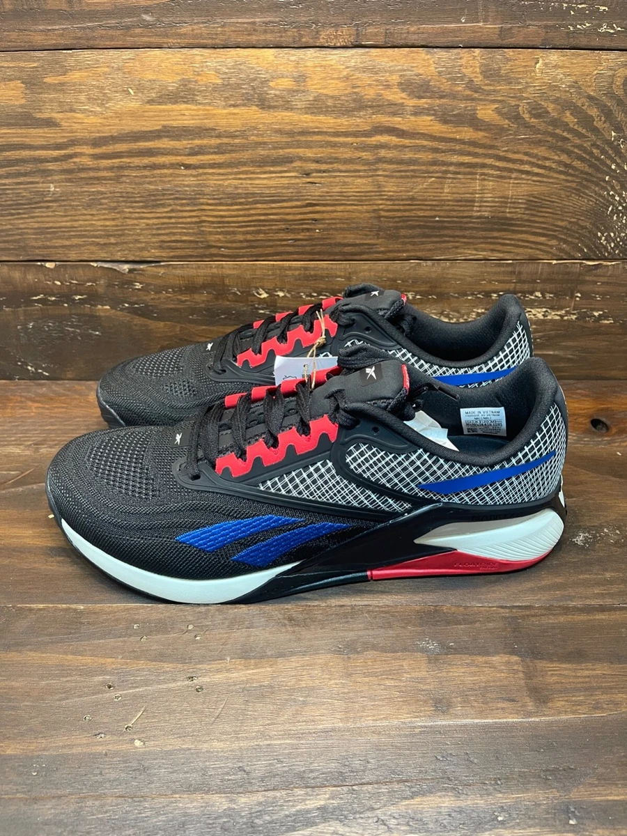 gammelklog kølig skadedyr Reebok Nano X2 Men CrossFit Fitness Training Shoe Black Red Blue IF8167 |  eBay