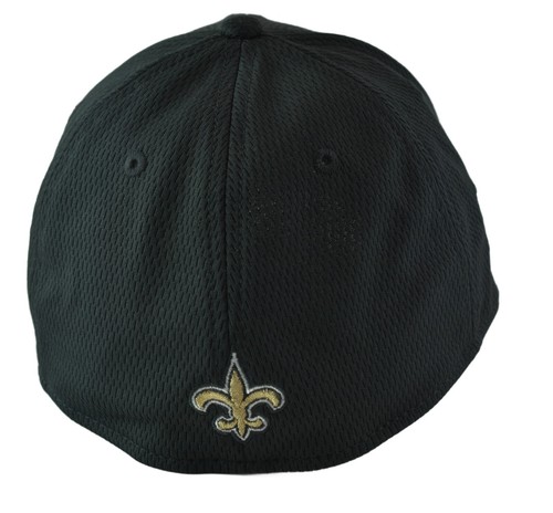 Gorra de fútbol americano negra flexible New Orleans Saints New Era 39THIRTY NFL Sideline Coaches - Imagen 5 de 8