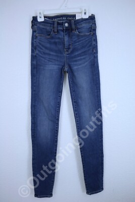 NEW American Eagle Next Level Stretch Hi-Rise Jegging Girl's Size 00 24w