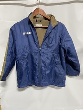 Vintage Nike Youth Boys Small Size 10 Winter Coat Blue Retro