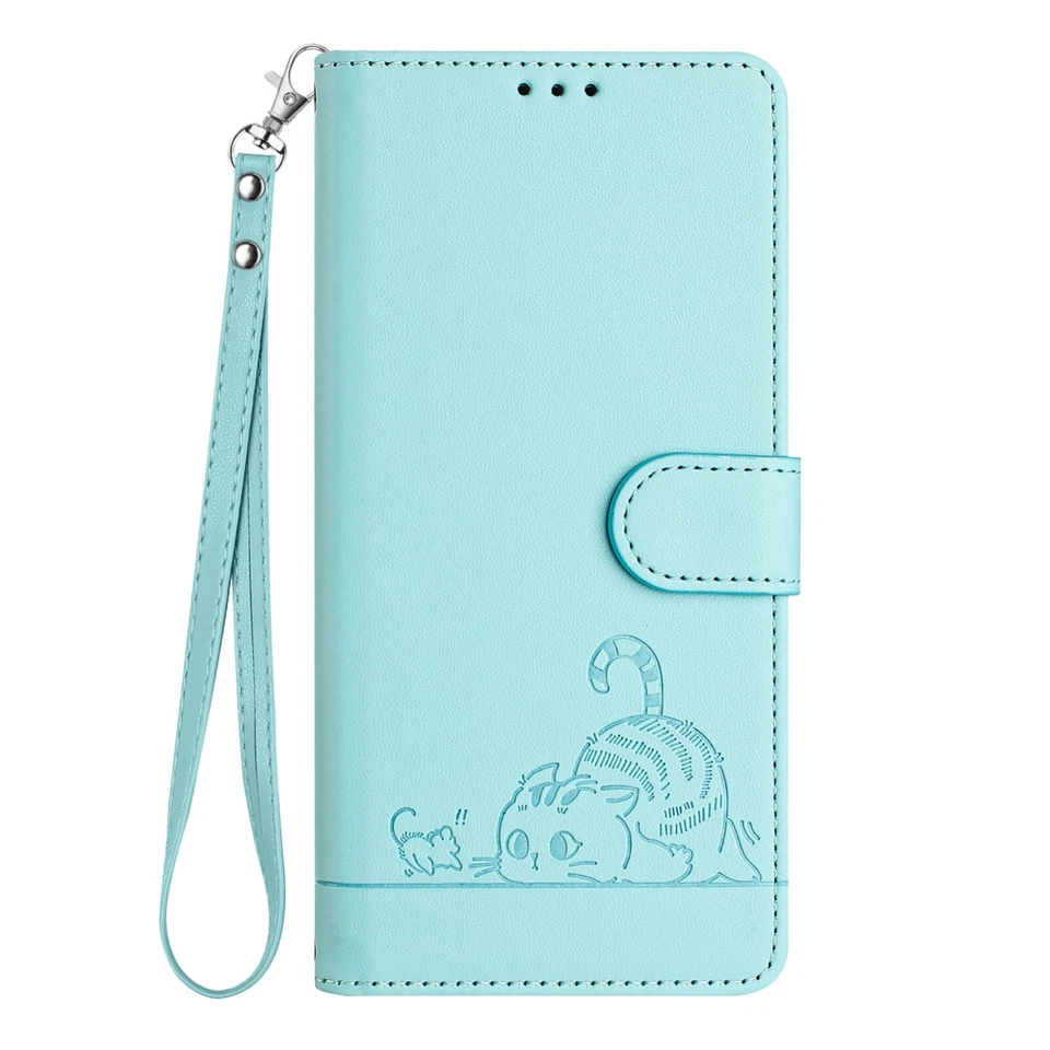 For Samsung Galaxy Note 20 Ultra 10+ Cute Kitten Flip ID Card Wallet Phone Case - Image 2 of 4