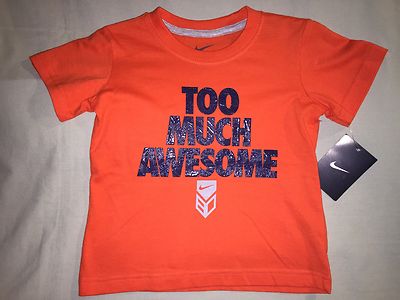 orange and navy blue nike shirt