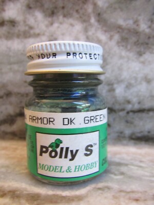 FLOQUIL POLLY S MODEL & HOBBY COLORS PAINT .5 oz .5oz - ARMOR DARK GREEN