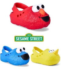 Sesame Street Shoes Elmo, Cookie Monster, Big Bird, Clogs Baby Infant 2,3,4,5,6