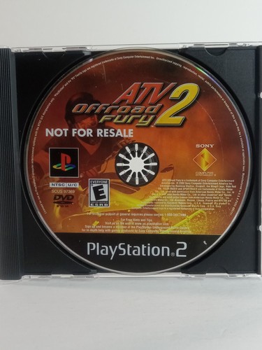 ATV Offroad Fury 2 (Sony PlayStation 2, 2002) OFF ROAD RACING TESTED AND WORKING