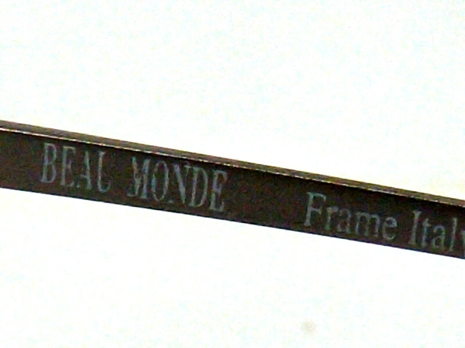 BEAU MONDE Metal Round Eyeglass Frames For View Gray 1990 Italy Unisex image 6