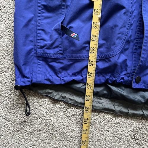 BERGHAUS Aquafoil Pro 2 Size Medium Blue Waterproof Jacket With Hood - Picture 8 of 12