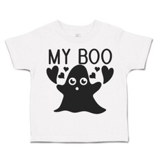 Halloween Toddler T-Shirt My Boo Cotton Bats Boy  Girl Clothes Baby Funny Tee