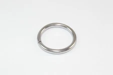 New 100 X Curtain Pole Rod Rings Polished Chromed Steel 25mm Int. Dia Onestop