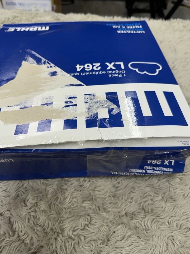 Filtro de aire del motor MAHLE LX264 para Mercedes-Benz 240D 300CD 300D Foto 3 de 3