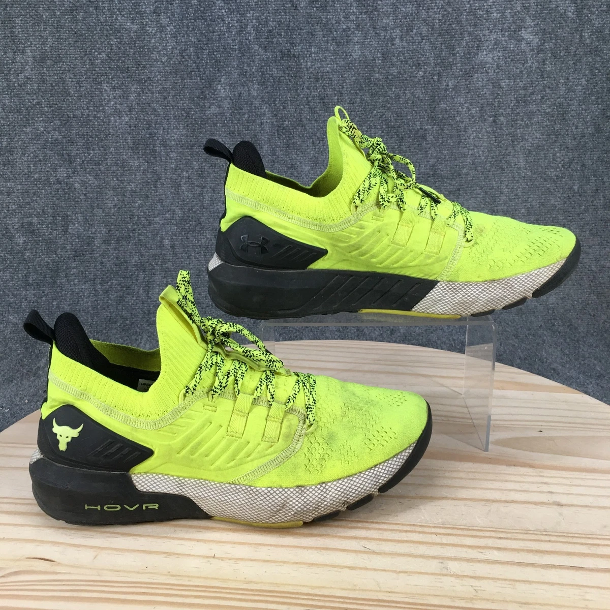 Under Armour Project Rock 3 High-Vis Yellow Black for sale | eBay