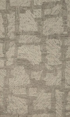 Textured Neutral Area Rug 5x8 Hand-Tufted Wool with Modern Geometric Effects