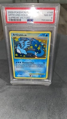 ARTICUNO 2009 Pokemon #148/147 PSA 8 NM-MINT Supreme Victors