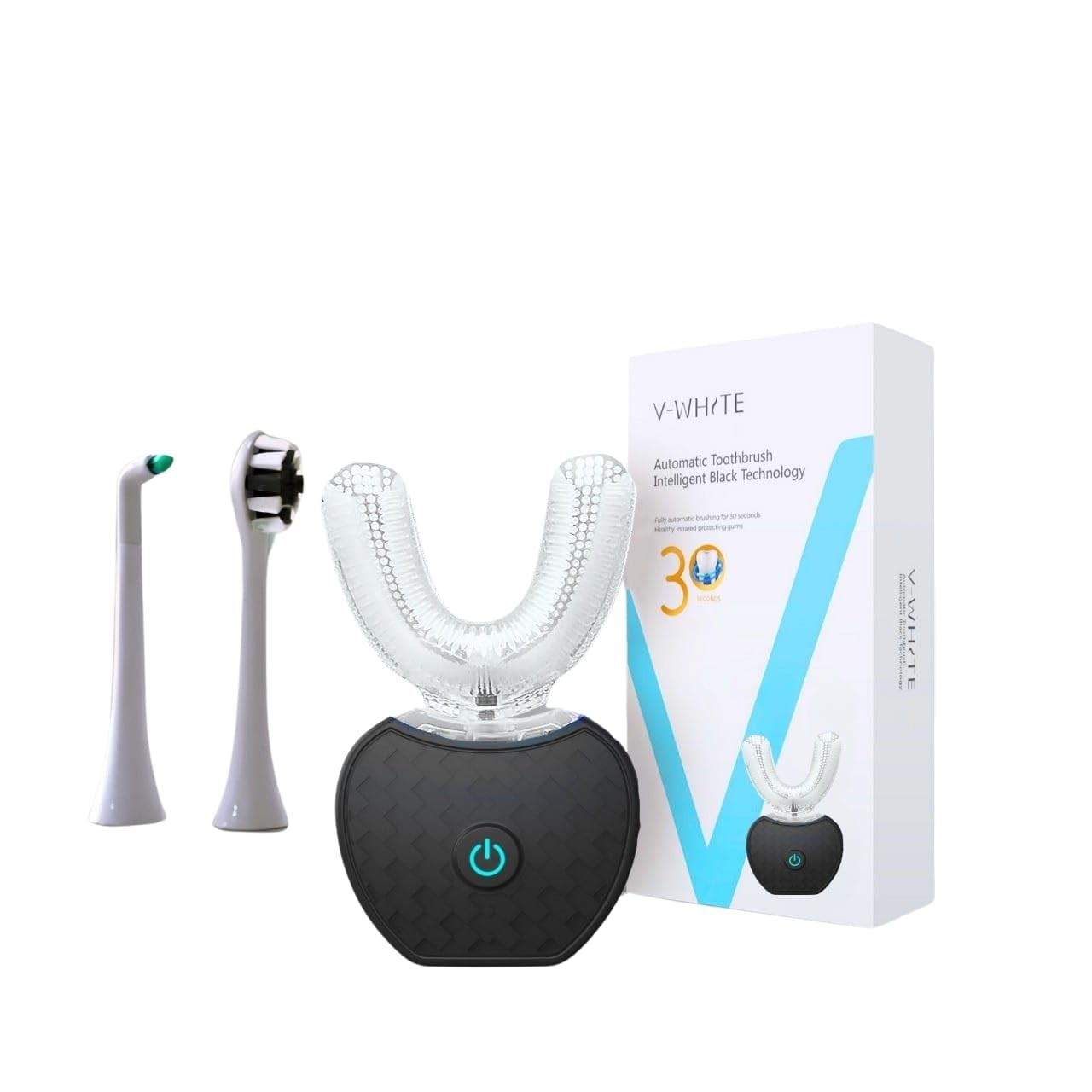 Ultrasonic U-Shaped Toothbrush for Teeth Whitening, Electric