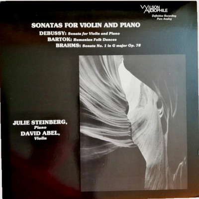 WILSON LP W-8722: Debussy, Bartok, Brahms: Sonatas For Violin & Piano - 1987 SS