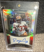 Panini Select Signatures Prizm Autograph Roger Craig 49ers SI-RCR /199 2020