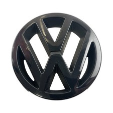 Emblem Kühlergrill 125 mm in SCHWARZ Logo Kühler Grill VW Bus T2 T3