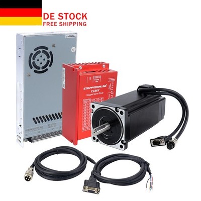 STEPPERONLINE Nema 23 24 & Nema 34 3-12Nm Closed Loop Stepper Motor CNC Kit