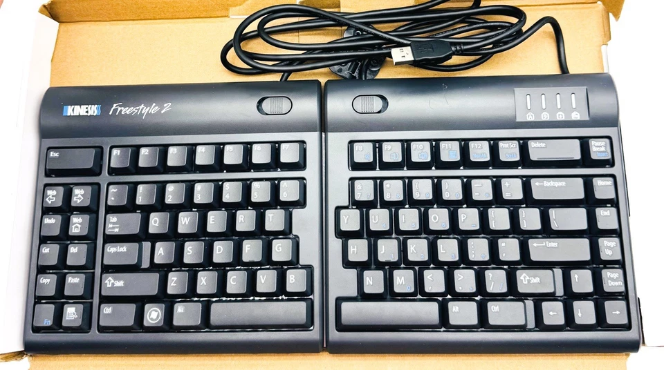 Kinesis Freestyle2 Split Adjustable Separated Keyboard For Pc - English - Image 2 of 4