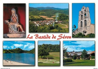 Postcard - 09 - La Bastide de Serou - Multivues - Religious Art - CPM - Voi