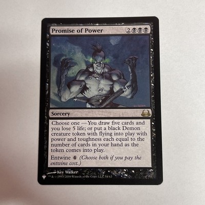 Promise of Power The List Reprints #54 Rare