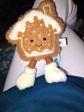 Jellycat Amuseables Molasi Cookie Plush Soft Toy Small Brown/White A6CHALB