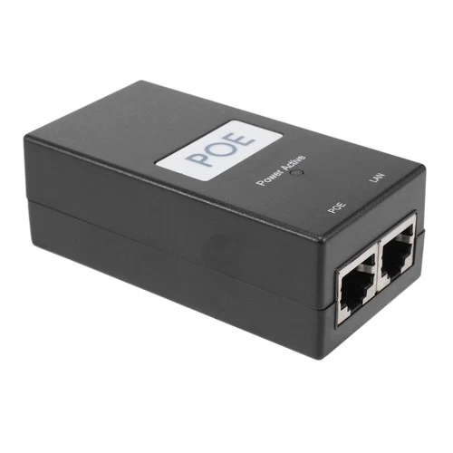 24V 0.5A Desktop POE  Injector Ethernet Adapter ÜBerwachung CCTV für IP Kam3800