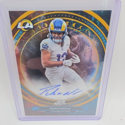 Topps Chrome 2025 Equinox Auto Puka Nacua 17/50  #EQA-PN 🔥🔥