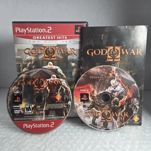 God of War 2 PS2 Sony PlayStation 2 Greatest Hits Complete In Box CIB Tested OEM