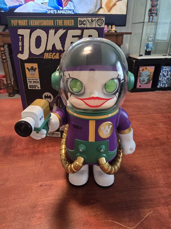 POP MART MEGA SPACE MOLLY 400% The Joker - Opened Box - US Seller - Image 2 of 4
