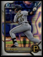 2022 Bowman #BCP-56 Dariel Lopez Chrome Prospects Lava Refractors #/399