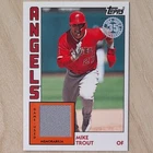 Mike Trout 2019 Topps 84 Game Used Relic Card