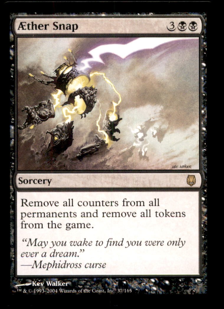 MTG Aether Snap LP Light Play Darksteel [4637]