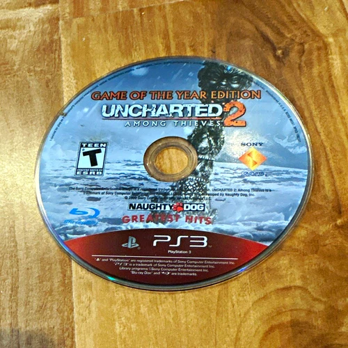Sony Uncharted 2: Among Thieves GOTY Greatest Hits PS3 T Teen Disc Only