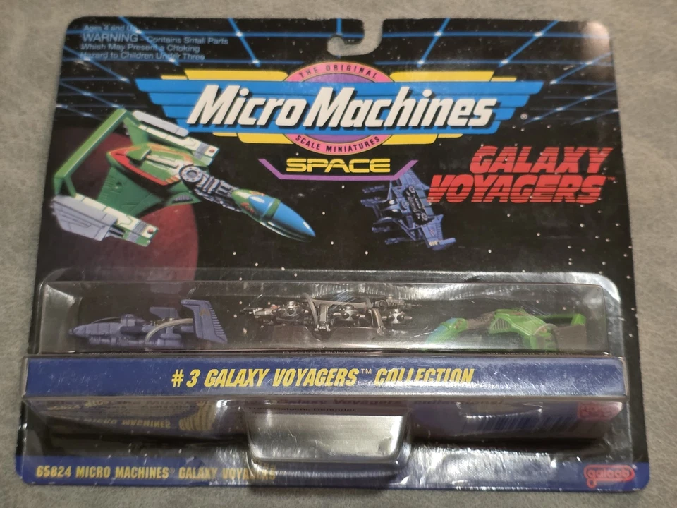Vintage Galoob Micro Machines Space Series #3 Galaxy Voyagers - 1990s - NISP! - Image 2 of 4