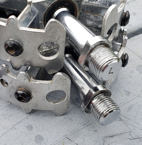 Classic! Hutch Bear Trap 4-Pin BMX Pedals 1980's Sealed 9/16" OG Cage Protectors - 第 17/24 張圖片