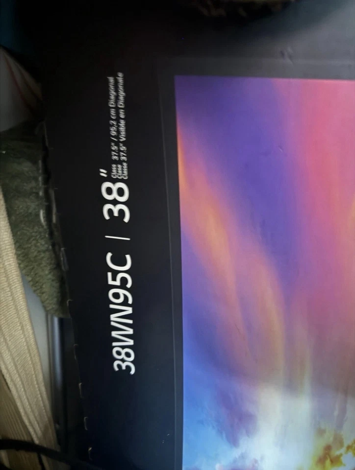 LG UltraWide 38WN95C-W 38" QHD+ IPS LED Curved Monitor - White - Image 4 of 4