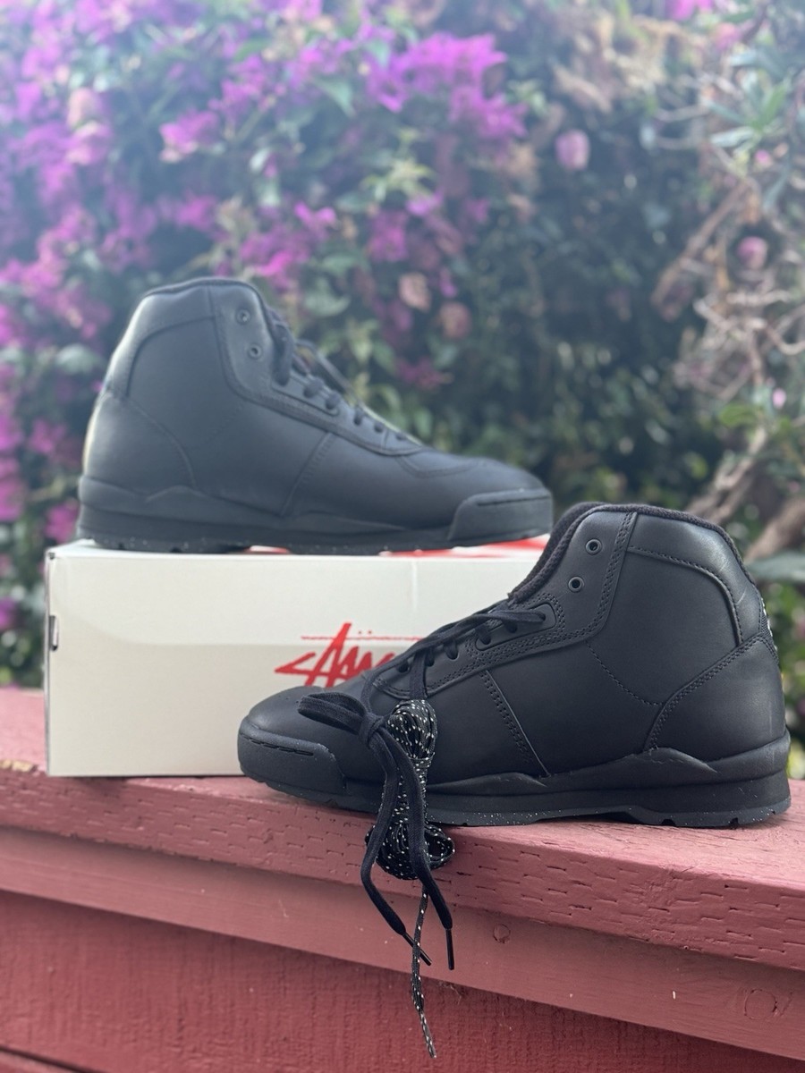 Nike Air Baltoro X Stussy Black White 2025 HV0484-001 sz m8 w9.5