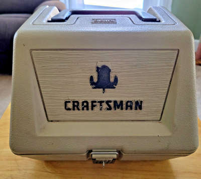 #ad Vintage Heavy Duty Craftsman Model 315 17380 Adjustable Depth Router TESTED $49.95