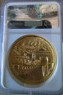 China 2016 Panda brass great wall proof medal ngc 45mm mintage only 99 pcs — photo 3